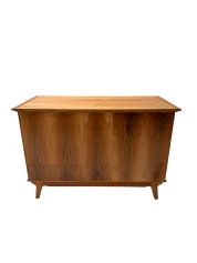 Mid-Century Modern Commode, Solid Cherrywood, Belgium Design, 1970s