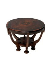 1920s Art Deco Coffee Table by Max Coini in Macassar Ebony.