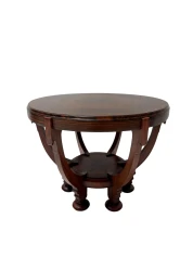 1920s Art Deco Coffee Table by Max Coini in Macassar Ebony 2.