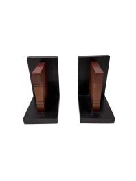 Pair of Art Deco Batik Bookends by Hans Steinpatz, Dutch Design, 1920s