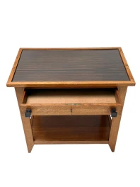 Art Deco Serving Table by Hendrik Wouda, 1924, Solid Oak & Ebony