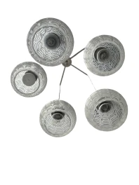 Mid-Century Modern Cascading Chandelier by Hillebrand Germany, 1960s