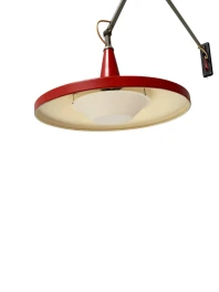 Mid-Century Modern Panama Wall Light by Wim Rietveld, 1950s Design