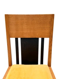 Art Deco High Back Dining Room Chair by Cor Alons, Mustard Corduroy, 1927