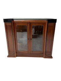 Art Deco Amsterdamse School Cabinet by Paul Bromberg, Walnut, 1920s