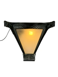 Art Deco Nickel-Plated Bronze Wall Light or Sconce by Max Le Verrier, 1920s