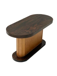 Art Deco Coffee Table in Macassar and Birch by Gebroeders Reens Amsterdam, 1930s