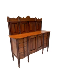 1920s Art Deco Amsterdamse School Credenza in Stained Beech