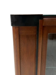 Art Deco Amsterdamse School Cabinet by Paul Bromberg, Walnut, 1920s