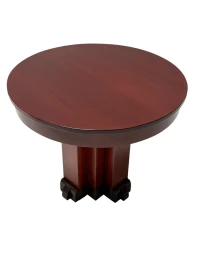 1920s Art Deco Coffee Table in Solid Walnut & Macassar Ebony