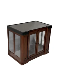 Art Deco Amsterdamse School Cabinet by Paul Bromberg, Walnut, 1920s