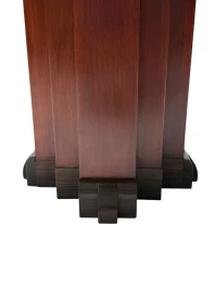 1920s Art Deco Coffee Table in Solid Walnut & Macassar Ebony
