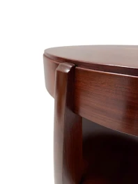 1920s Art Deco Side Table by J.J. Zijfers, Walnut & Macassar Ebony