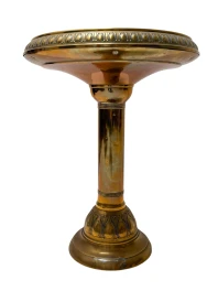 Art Deco Side Table Amsterdamse School, Brass 1920s