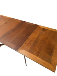 Art Deco Extending Dining Table by Hendrik Wouda, Dutch Design, 1924