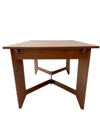 Art Deco Extending Dining Table by Hendrik Wouda, Dutch Design, 1924