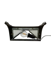 Art Deco Nickel-Plated Bronze Wall Light or Sconce by Max Le Verrier, 1920s