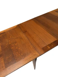 Art Deco Extending Dining Table by Hendrik Wouda, Dutch Design, 1924