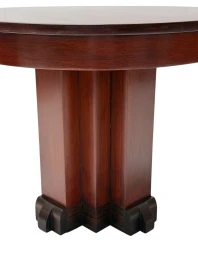 1920s Art Deco Coffee Table in Solid Walnut & Macassar Ebony