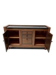 Art Deco Credenza by J.A. Muntendam, Solid Oak, Dutch Design, 1920s