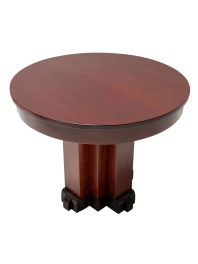 1920s Art Deco Coffee Table in Solid Walnut & Macassar Ebony