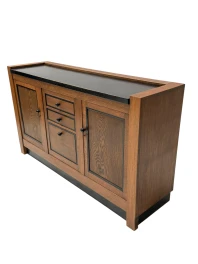 Art Deco Credenza by J.A. Muntendam, Solid Oak, Dutch Design, 1920s