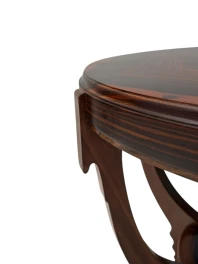 1920s Art Deco Coffee Table by Max Coini in Macassar Ebony.