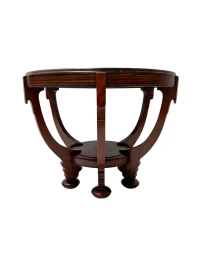 1920s Art Deco Coffee Table by Max Coini in Macassar Ebony 2.