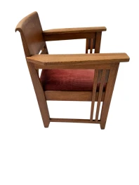 Art Deco Armchair by Anton Lucas, Oak & Macassar, Dutch Design, 1920s