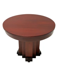 1920s Art Deco Coffee Table in Solid Walnut & Macassar Ebony