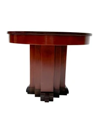 1920s Art Deco Coffee Table in Solid Walnut & Macassar Ebony