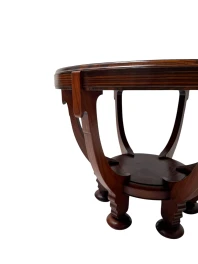 1920s Art Deco Coffee Table by Max Coini in Macassar Ebony 2.