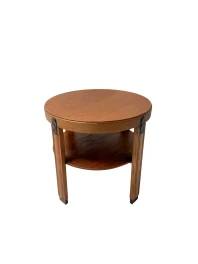 1920s Art Deco Coffee Table by Amsterdamse School, Oak & Ebony