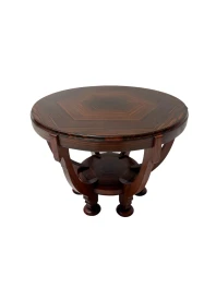 1920s Art Deco Coffee Table by Max Coini in Macassar Ebony 2.