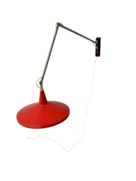 Mid-Century Modern Panama Wall Light by Wim Rietveld, 1950s Design
