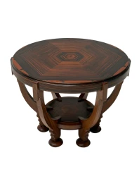 1920s Art Deco Coffee Table by Max Coini in Macassar Ebony.