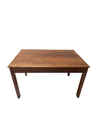 Art Deco Dining Table by J.A. Muntendam, Solid Oak, 1920s Dutch Design 2