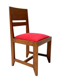 Hendrik Wouda Art Deco Dining Room Chairs Set, Oak, 1924