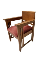 Art Deco Armchair by Anton Lucas, Oak & Macassar, Dutch Design, 1920s