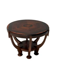 1920s Art Deco Coffee Table by Max Coini in Macassar Ebony.
