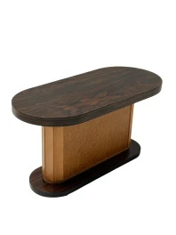 Art Deco Coffee Table in Macassar and Birch by Gebroeders Reens Amsterdam, 1930s