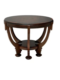 1920s Art Deco Coffee Table by Max Coini in Macassar Ebony.
