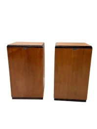 1920s Art Deco Nightstands by Fa. S. Speelman, Solid Oak & Ebony 2