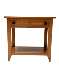 Art Deco Serving Table by Hendrik Wouda, 1924, Solid Oak & Ebony