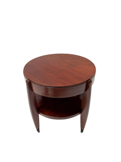 1920s Art Deco Side Table by J.J. Zijfers, Walnut & Macassar Ebony