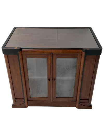 Art Deco Amsterdamse School Cabinet by Paul Bromberg, Walnut, 1920s