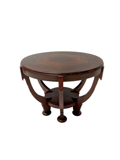 1920s Art Deco Coffee Table by Max Coini in Macassar Ebony 2.