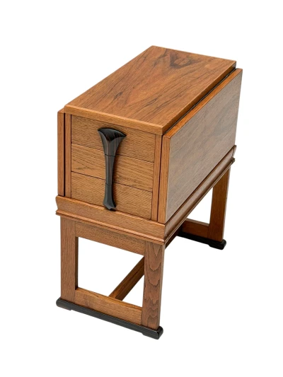 1920s Art Deco Jewelry Cabinet Amsterdamse School, Oak & Ebony